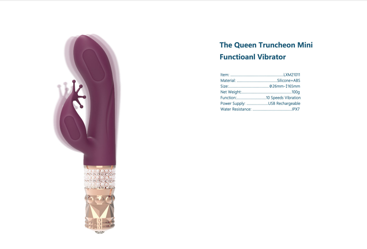 the queen truncheon mini functiianl vibrator